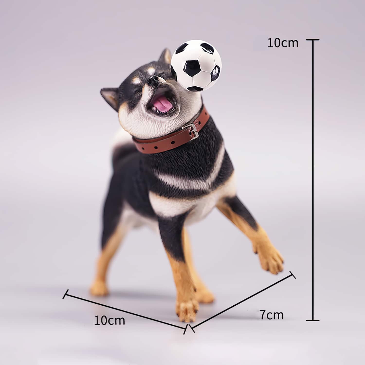 1/6 Lifelike Frisbee Dog \u0026 Football Dog Shiba Inu Resin Statue - FacFox Shop, image size:1500x1500