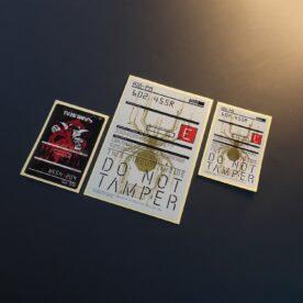 Death Stranding Cargo ID Waterproof Sticker for Sam's Case