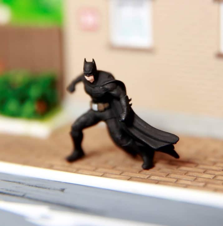 Mini Batman model 1:87 - 3D Printed miniature - FacFox Shop