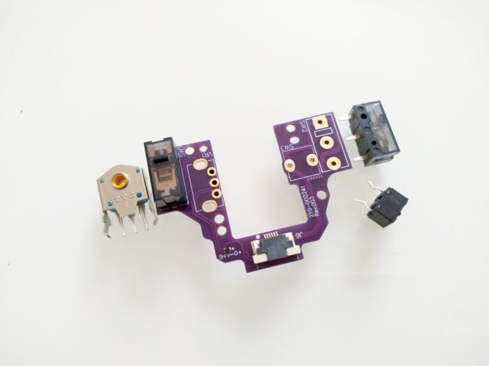 G Pro X Superlight Fully Hot-swappable Mouse PCB Board For Logitech GPXS Microswitch Wheel Encoder Middle Click - Image 7