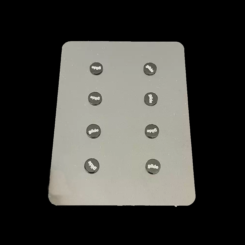 Universal Round Dot Tempered Glass Mouse Skates (Gaming Grade Replacement Feet) - Image 4